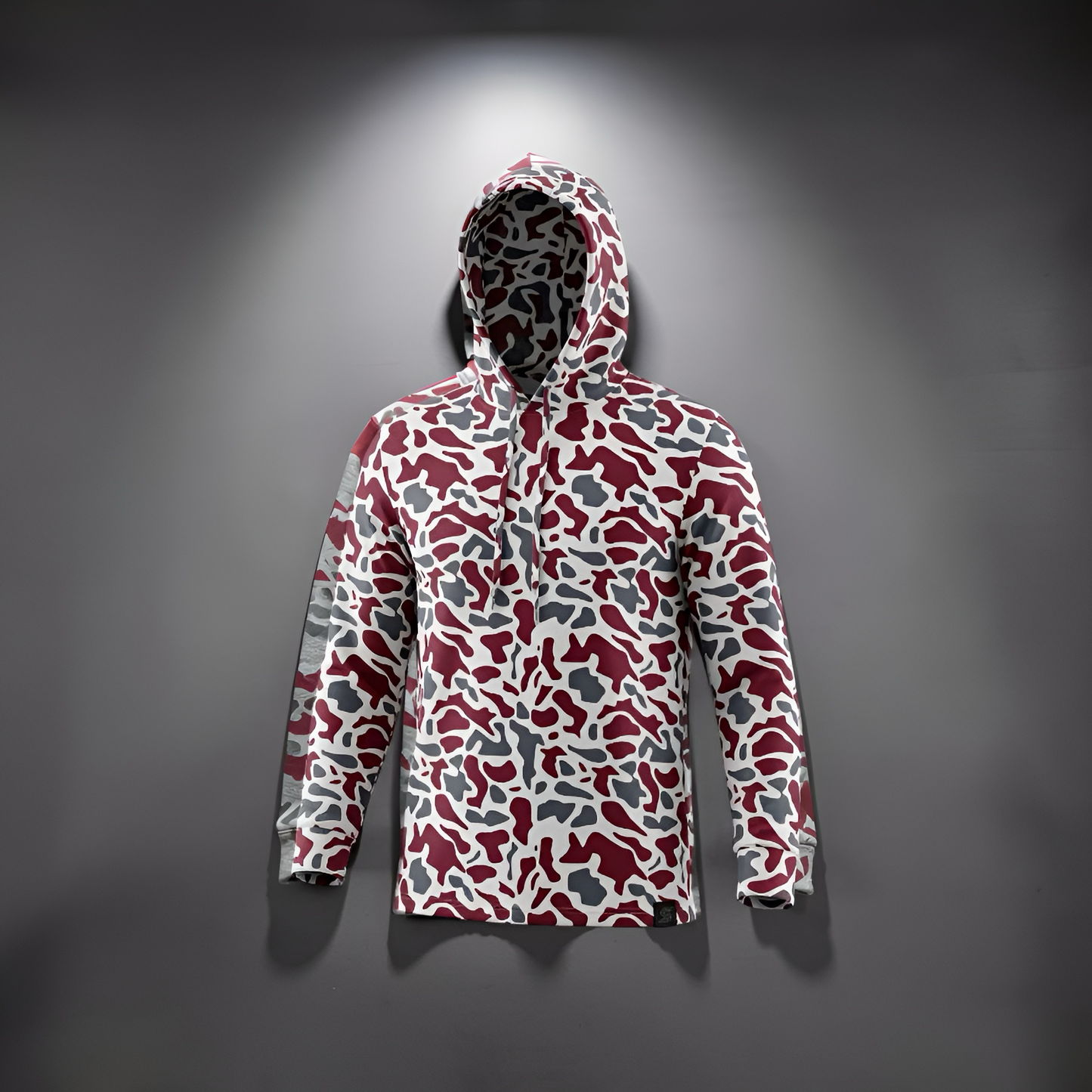 Ultra Fit Performance Marron & Dark Gray Camo Hoodie