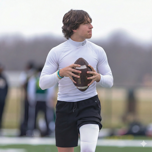 Adult Long Sleeve Mock Neck Compression