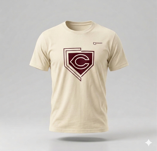 CCA Baseball T-Shirt - Cream