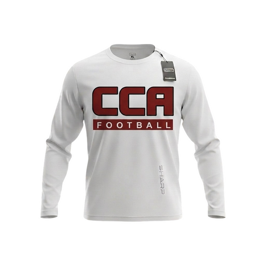 CCA Ultra Fit Long Sleeve Shirt - White