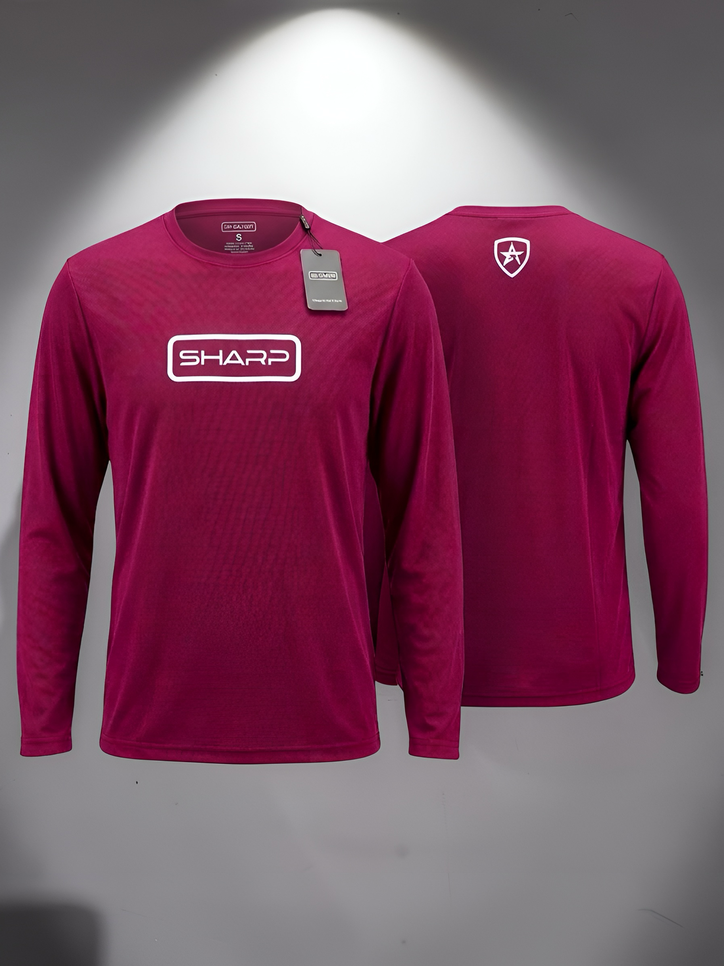 Ultra Fit Long Sleeve Shirt - Burgundy