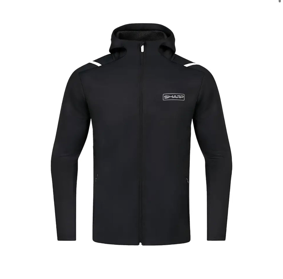 Sharp Athletics Performance Track Suit Jacket - Black