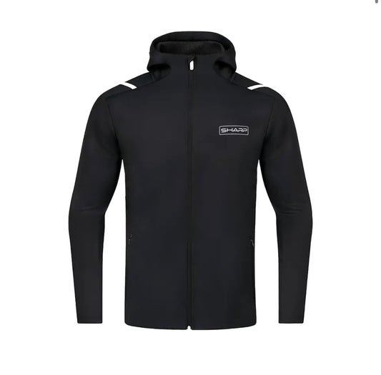 Sharp Athletics Performance Track Suit Jacket - Black