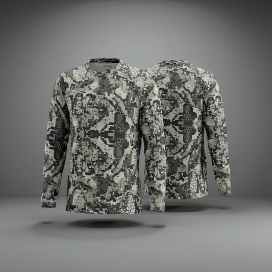 Hunter Camo No Hood Shirt With Zip Pockets