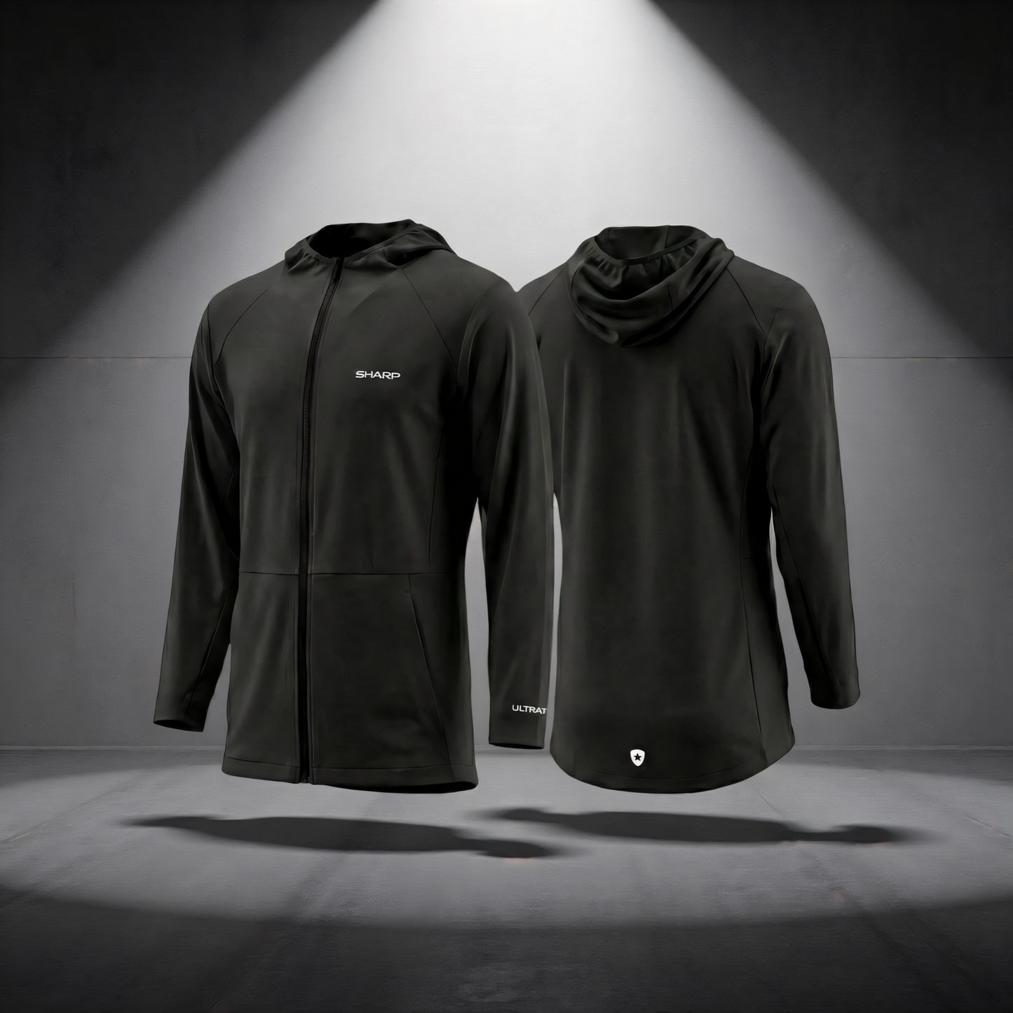 Sharp Ultra Fit Track Jacket - Black