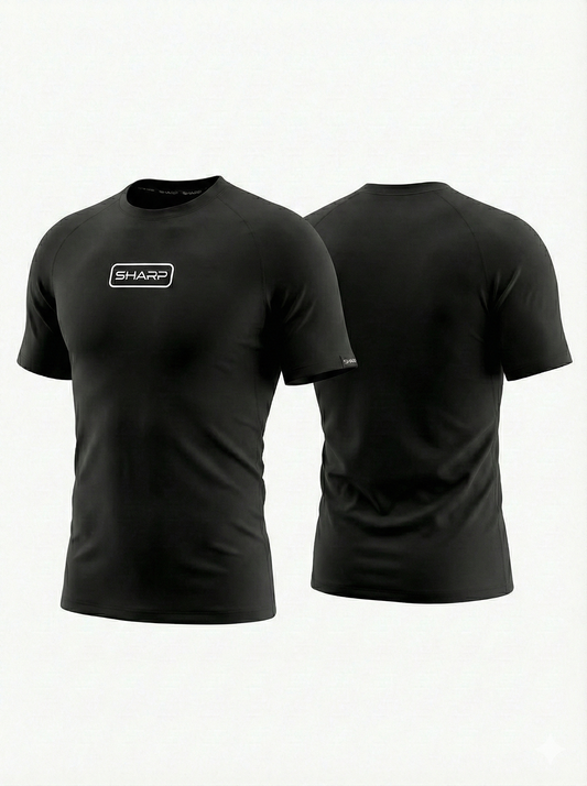 Adult Short Sleeve Compression Shirt - Black