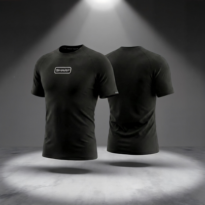 Youth Short Sleeve Compression Shirt - Black
